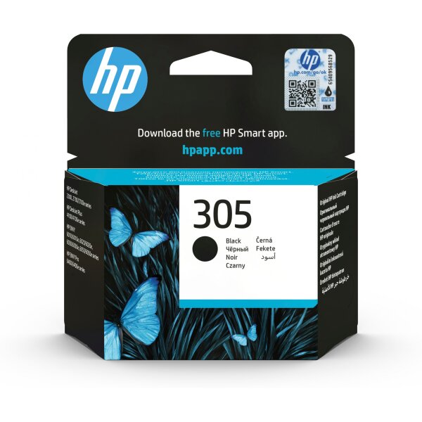 HP 305      Schwarz             Tintenpatrone 3,55ml