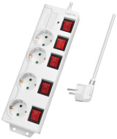 Logilink Steckdosenleiste 4-fach,4xCEE 7/3,m....