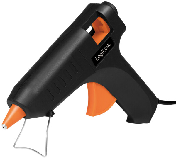 Logilink Heißklebepistole, 20W, schwarz/orange