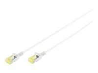 DIGITUS CAT 6A U/FTP Slim Patchkabel 1m grau