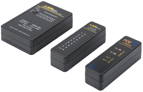 DIGITUS Netzwerk- und Kommunikationskabel Tester RJ45 & BNC