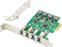 DIGITUS 4-Port USB 3.0 PCI Express Add-On Karte