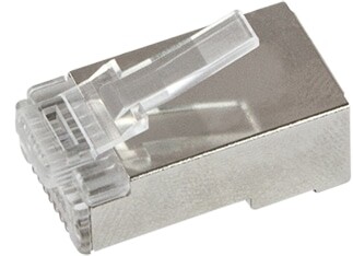 Logilink Modular Plug CAT.6 STP RJ45, 50er Set geschirmt