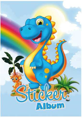 HERMA Sticker Sammelalbum für Kids Dinos A5