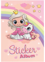 HERMA Sticker Sammelalbum für Kids Prinzessin...