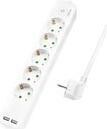Logilink Steckdosenleiste 5-fach, 1,5m 2xUSB 5V/2,1A max.