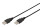 DIGITUS USB 2.0 Anschlusskabel Typ A -A  St/St     1.8m,  sw