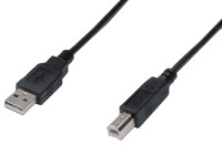 DIGITUS USB 2.0 Anschlusskabel Typ A -A  St/St     0,5m,  sw