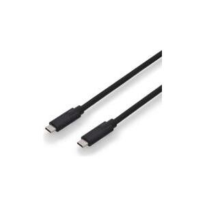 DIGITUS USB 3.1 Anschlusskabel Typ C -C  St/St     1.0m,  sw