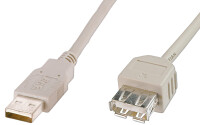 DIGITUS USB 2.0 Verlängerungskabel Typ A -A St/Bu...