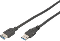 DIGITUS USB 3.0 Verlängerungskabel Typ A -A St/Bu...