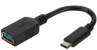 DIGITUS USB Type-C Adapter/Konverter,OTG,Type-C auf A,0,15m,