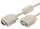 DIGITUS VGA-Monitor-Verlängerungskabel, 10m, beige