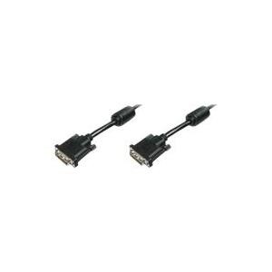 DIGITUS DVI-Anschlusskabel DVI 24+1 Dual Link  5m schwarz