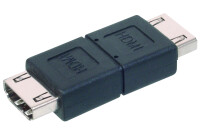 DIGITUS HDMI Adapter 4K, 3D fähig, Ethernet, schwarz