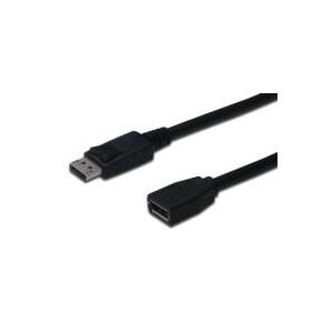 DIGITUS DisplayPort Verlängerungskabel DP 2m 8K schwarz