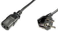 DIGITUS Netzanschlusskabel, 0,75m, schwarz C13