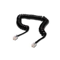 DIGITUS UAE Modular Spiral-Anschlusskabel, 4m, schwarz