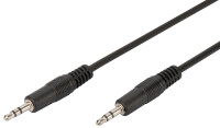 DIGITUS Audio-Anschlusskabel, Stereo, 1,5m, schwarz