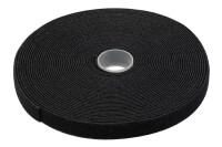 DIGITUS Klettbandrolle 10x15x2,6mm schwarz