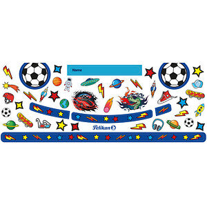 Pelikan Sticker für K12/K24 Deckfarbkasten Blau/Fußball
