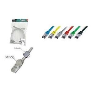 DIGITUS CAT 5e SF/UTP Patchkabel, 5m, grün