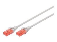 DIGITUS CAT 6 U/UTP Patchkabel - LSZH, 2,5m, grau