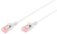 DIGITUS CAT 6 U/UTP Slim Patchkabel, 3m, grau