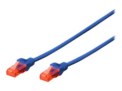 DIGITUS CAT 6 U/UTP Patchkabel - LSZH, 10m, blau
