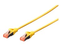 DIGITUS CAT 6 S/FTP Patchkabel, 10 Stück, 1m, gelb
