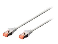 DIGITUS CAT 6 S/FTP Patchkabel, 10 Stück, 2m, grau