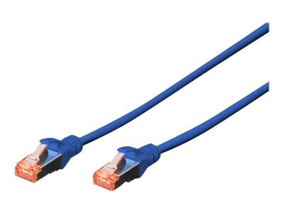DIGITUS CAT 6 S/FTP Patchkabel, 10 Stück, 2m, blau