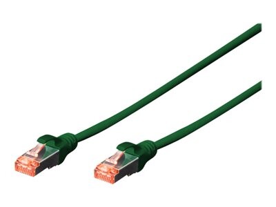 DIGITUS CAT 6 S/FTP Patchkabel, 10 Stück, 2m, grün