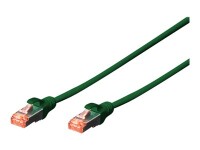 DIGITUS CAT 6 S/FTP Patchkabel, 10 Stück, 2m, grün