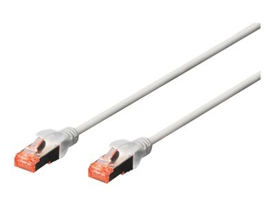 DIGITUS CAT 6 S/FTP Patchkabel, 10 Stück, 3m, grau