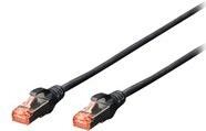 DIGITUS CAT 6 S/FTP Patchkabel, 10 Stück, 3m, schwarz