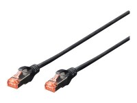 DIGITUS CAT 6 S/FTP Patchkabel, 10 Stück, 5m, schwarz