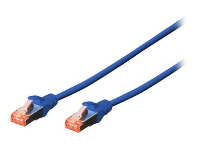 DIGITUS CAT 6 S/FTP Patchkabel, 5 Stück, 10m, blau