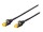 DIGITUS CAT 6A S/FTP Patchkabel, 0,25m, schwarz