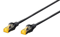 DIGITUS CAT 6A S/FTP Patchkabel, 10 Stück, 0,25m, blau