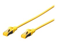DIGITUS CAT 6A S/FTP Patchkabel, 1m, gelb