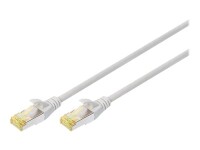 DIGITUS CAT 6A S/FTP Patchkabel, 10 Stück, 1m, grau