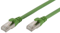 DIGITUS CAT 6A S/FTP Patchkabel, PUR (TPU), 3m, grün