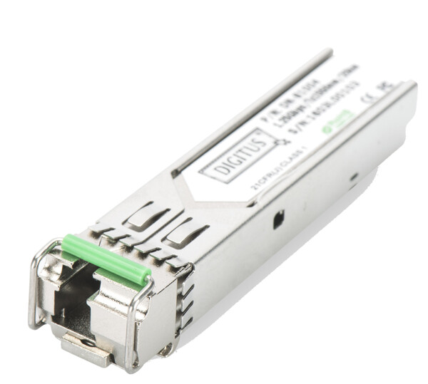 DIGITUS HP-kompatibl mini GBIC(SFP)Module,1,25Gbps,20km,DDM