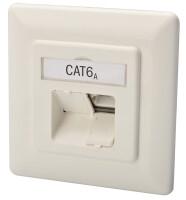 DIGITUS CAT 6A Klasse EA Netzwerkdose,designkompatibel,UP