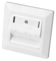DIGITUS Leerdose Keystone Module,3xRahmen 80x80mm+Zentralp.