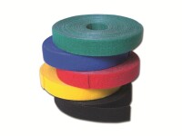 Logilink Klettband,    gelb, Breite: 16 mm, auf Rolle, 4 m