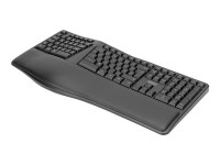 Digitus Ergonomische Tastatur, kabellos, 2,4 GHz