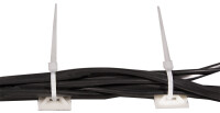 Logilink Kabelbinderhalter  ABS  100Stk selbstklebend 4x4cm