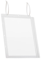 DURABLE Plakattasche wasserdicht A4 Kabelbinder 5 im Beutel